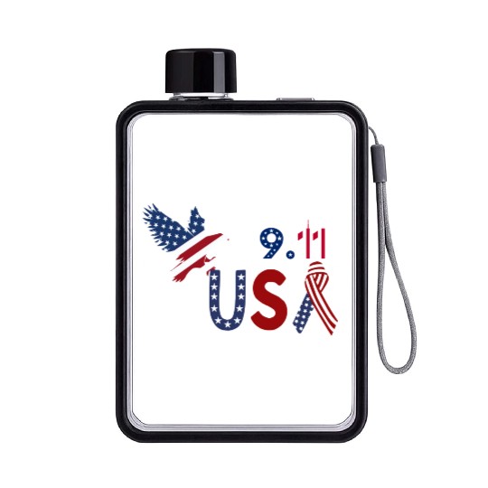 Patriot Day 9.11 Flat Water Bottles