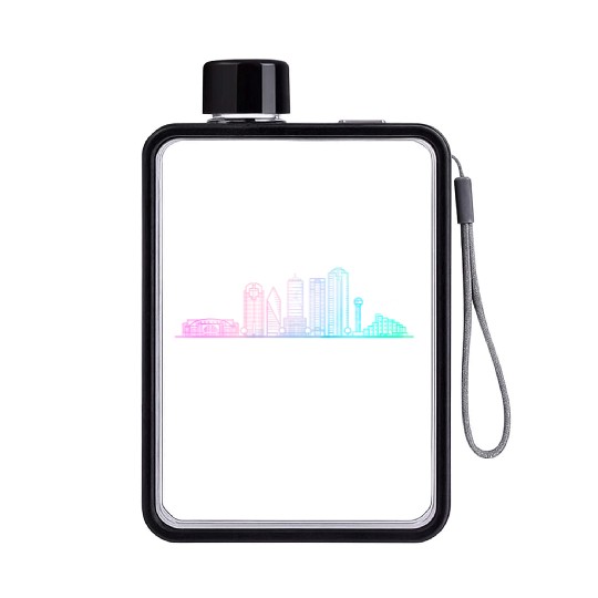 Dallas City Texas Dallas Flat Water Bottles