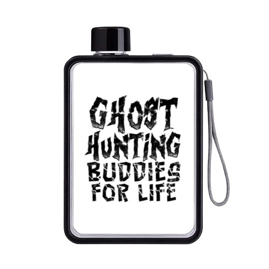 Ghost hunting buddies for life - poltergeist Flat Water Bottles