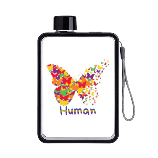 Lesbian Gay Pride LGBT Super Strong Flat Water Bottles