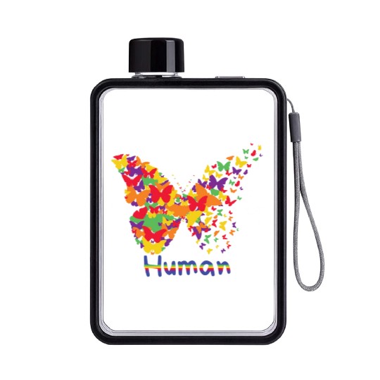 Lesbian Gay Pride LGBT Super Strong Flat Water Bottles