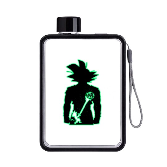 DBZ Son Goku Flat Water Bottles