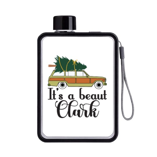It's A Beaut Clark Griswold Family Christmas Flat Water Bottles