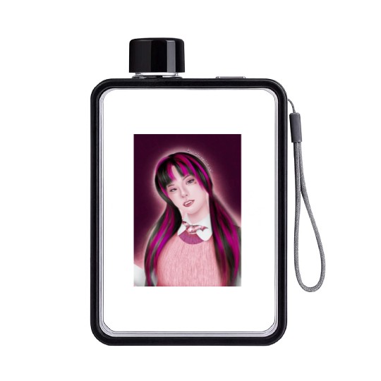 Yeji Itzy Draculaura Monster High Flat Water Bottles
