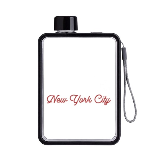 New York City Born In 1977 Vintage Birthday Flat Water Bottles