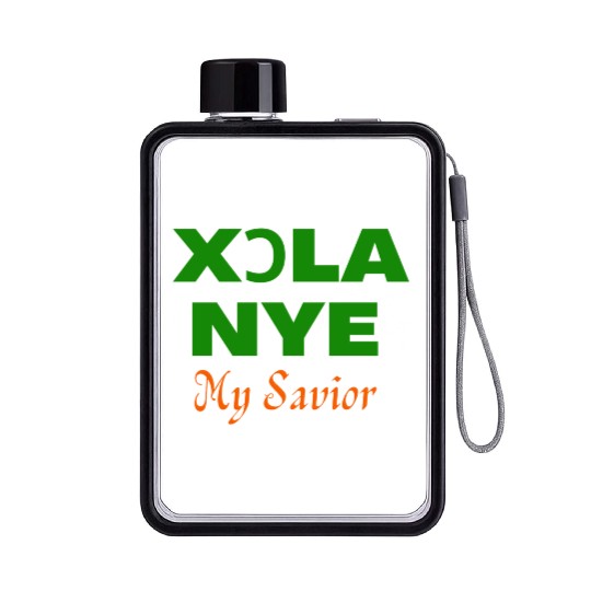 XORLA NYE OR MY SAVIOR Flat Water Bottles