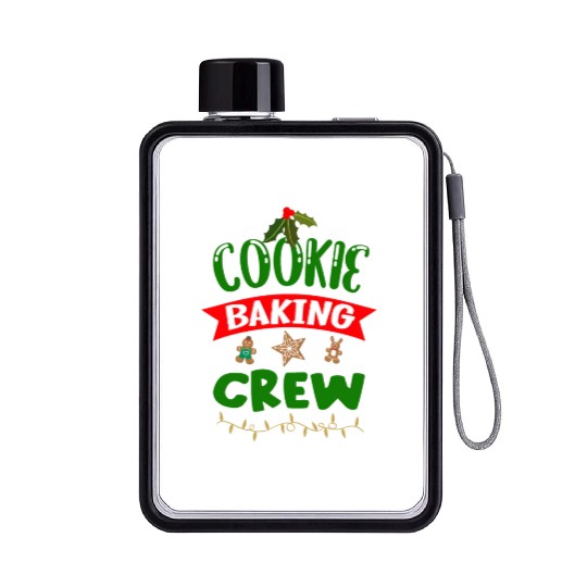 Cookie Baking Crew Flat Water Bottles