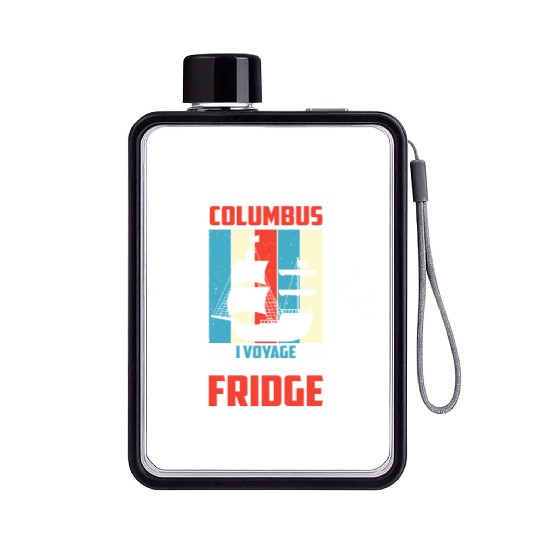 Columbus Day 1492 Flat Water Bottles