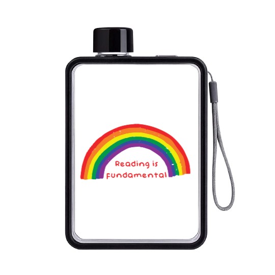 LBGT Flag Gay Pride Human Vintage Rainbow Flat Water Bottles