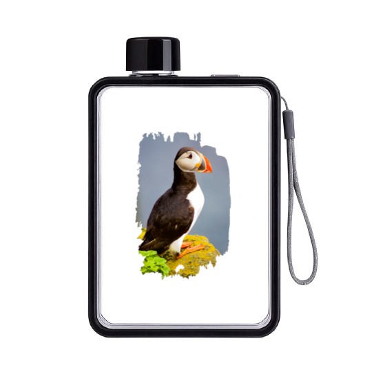 Atlantic Puffin Flat Water Bottles