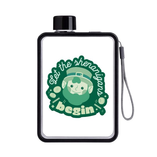 let the shenanigans begin Flat Water Bottles