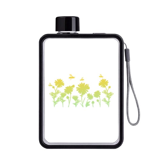 Marguerites Daisy Summer Daisies Flower Garden Flat Water Bottles