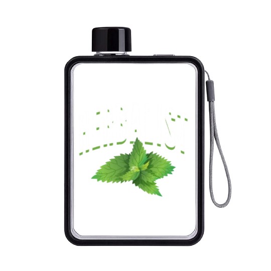 Herbalist Herb Herbalism Herbs Gardening Flat Water Bottles