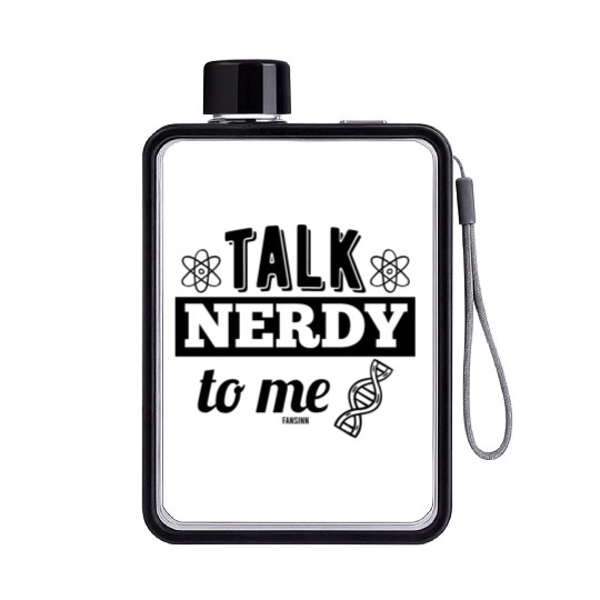 Chemical Science Biology Laboratory Flat Water Bottles