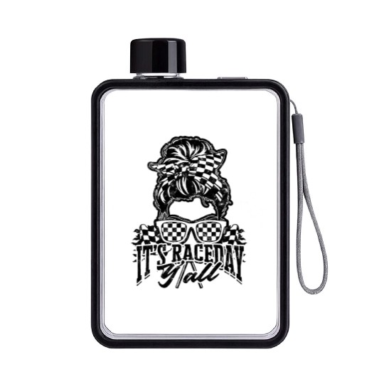 It's race day y'all - kart racing Flat Water Bottles