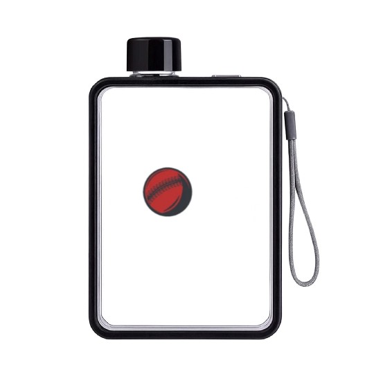 I Was Born To Play Cricket Flat Water Bottles