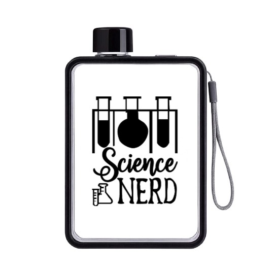 Science Nerd Geek Teacher Student Gift Ideas Flat Water Bottles