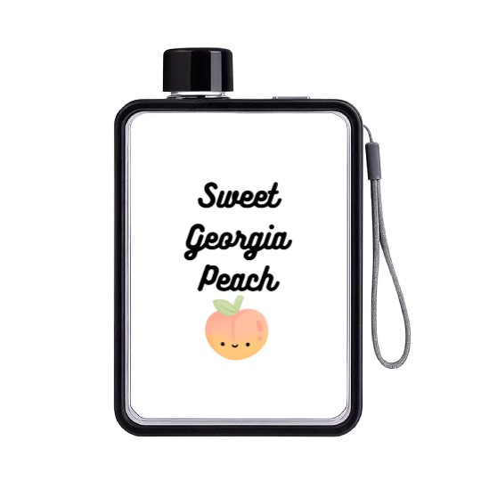 Sweet Georgia Peach Flat Water Bottles