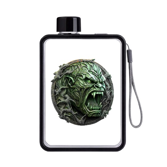 Angry Hulk Flat Water Bottles