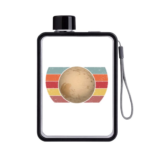 Pluto Never Forget 1930-2006 Flat Water Bottles