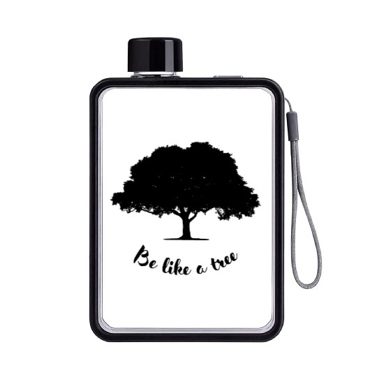 be like a tree Flat Water Bottles