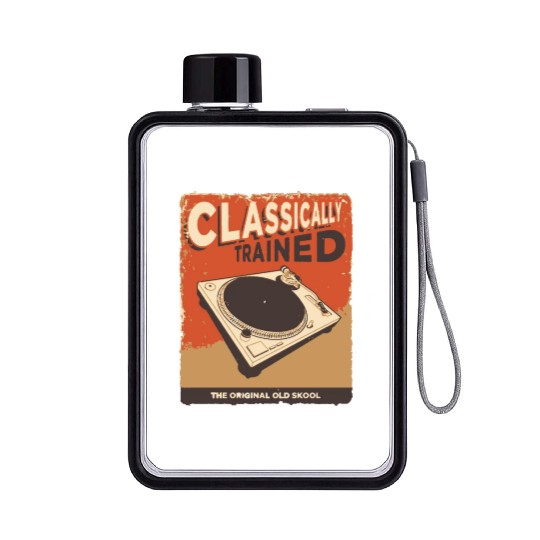 Classically Trained Flat Water Bottles