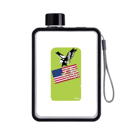 American Green- American Eagle Flat Water Bottles