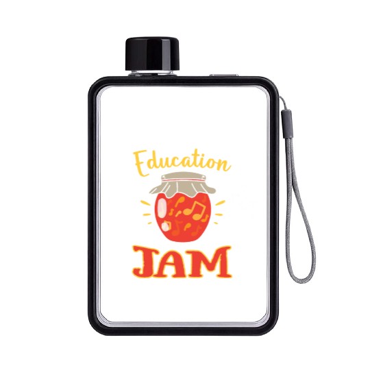 Physical Education Is My Jam Flat Water Bottles