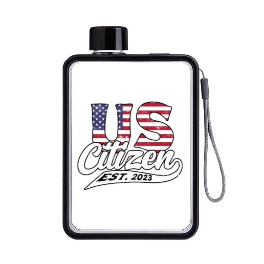 US Immigrant Indigenous USA Immigrants america Flat Water Bottles
