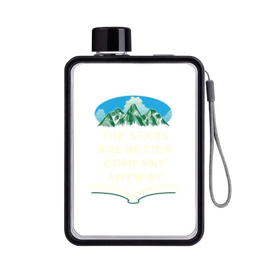Stars Are Better Company Wildlife Camping Outdoor Flat Water Bottles