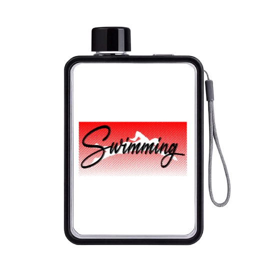 Swim - Swimming Flat Water Bottles