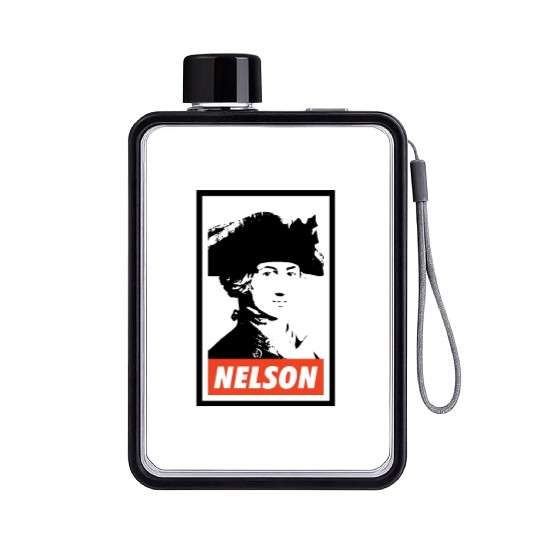Horatio Nelson Flat Water Bottles