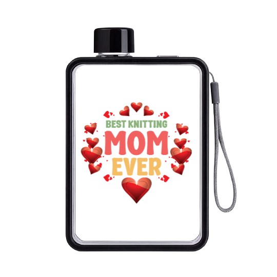 Best Mom Ever Flat Water Bottles