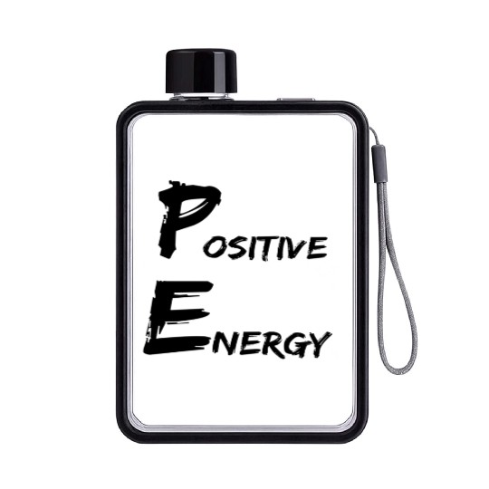 Positive Energy PE teacher Physical Education Flat Water Bottles