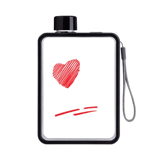 I Love My Family Gathering Families Reunion Flat Water Bottles