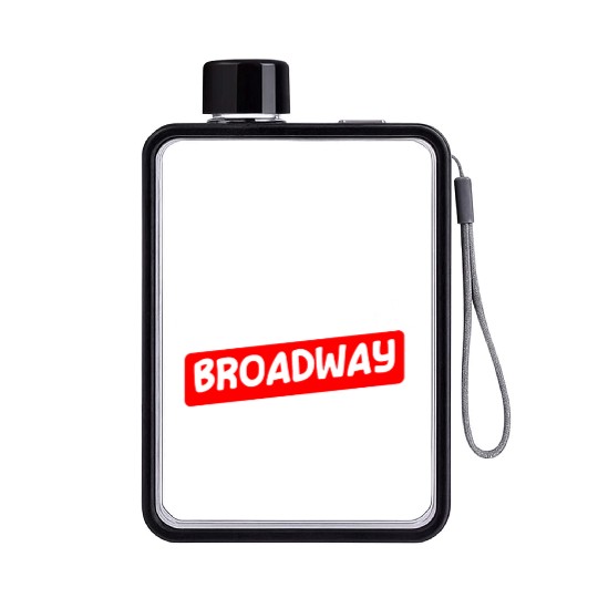 Actor Theater Fan Comedy Drama Club Flat Water Bottles