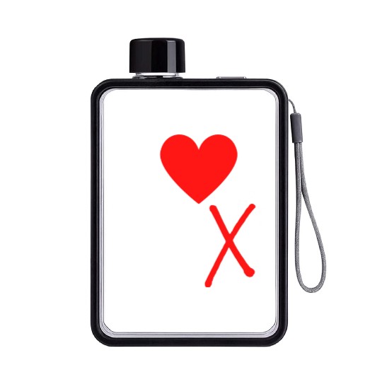 I Love Men I Love Me Flat Water Bottles