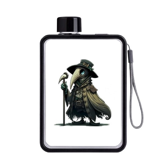 Lil' Plague Doctor Flat Water Bottles