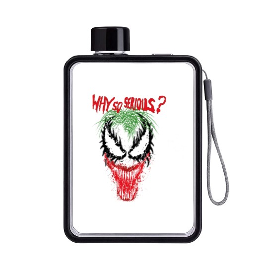 The V.e.n.o.m Joker Symbiosis Why So Serious? Flat Water Bottles
