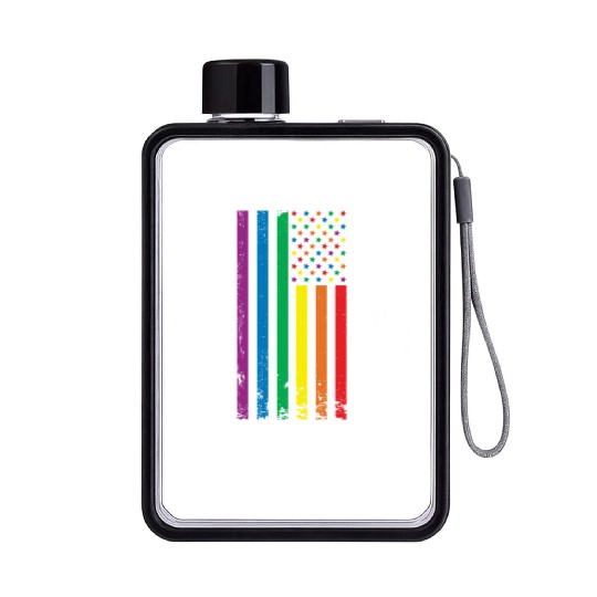 Colorado Pride Month Pride Flag LGBT Community LGB Flat Water Bottles