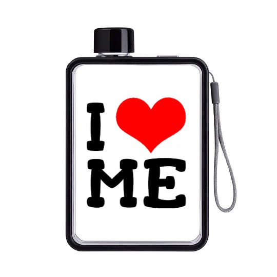 I love me Flat Water Bottles
