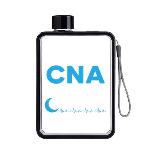 Certified Nursing Assistant Medical Worker CNA Flat Water Bottles