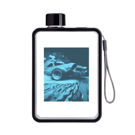 Car Muscle Car Vintage Retro vintage Flat Water Bottles