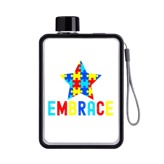 Embrace Neurodiversity Flat Water Bottles