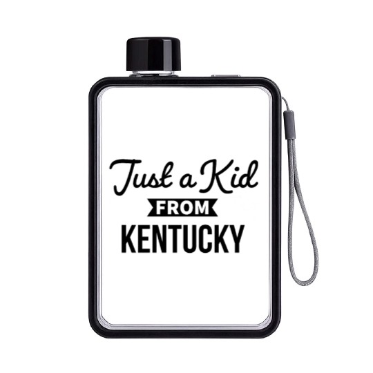 Just A Kid From Kentucky, Kentucky funny memes Flat Water Bottles