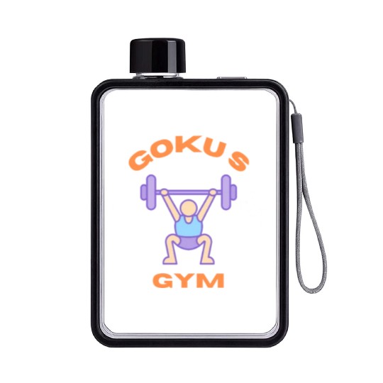 Goku S Gym Flat Water Bottles
