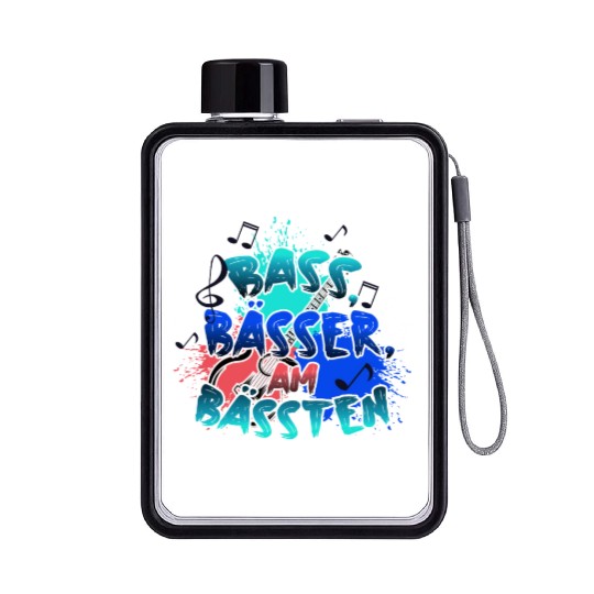 Bass Players, Bassist, Bass Guitarists Guitarist Flat Water Bottles