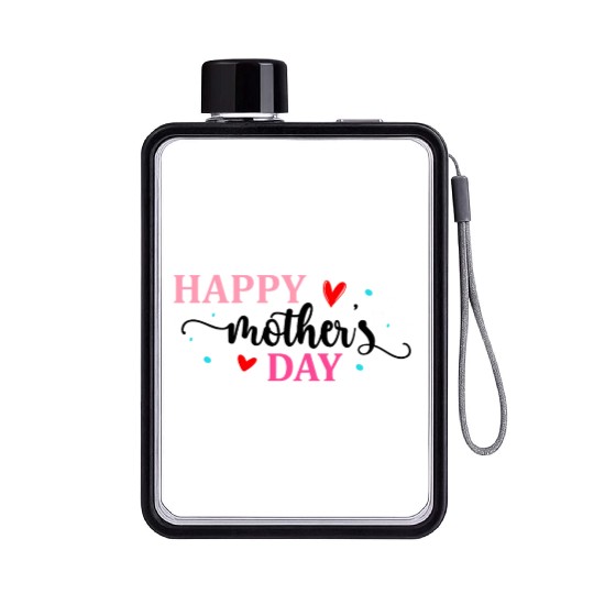 Happy Mother´s Day Flat Water Bottles