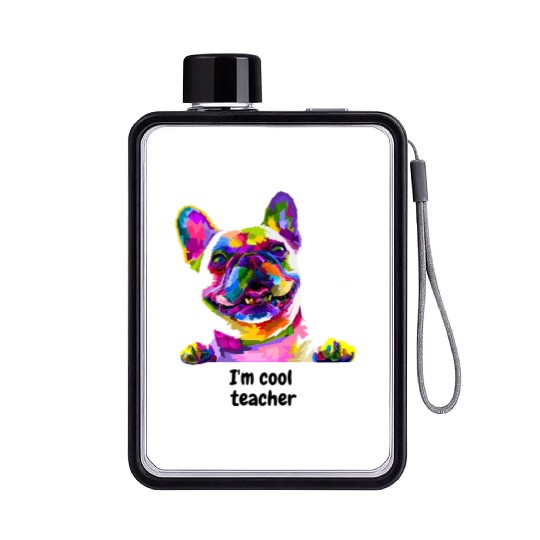 art teacher Flat Water Bottles