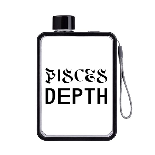 Pisces Depth Flat Water Bottles